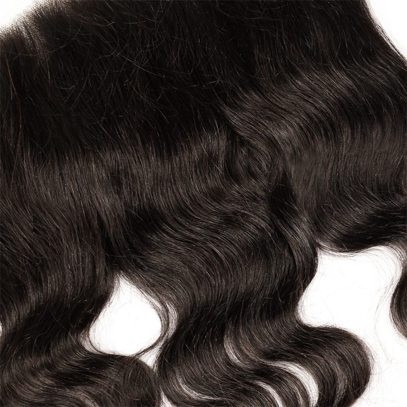 Virgin Human Hair Body Wave 13x4 13x6 Transparent Lace Frontal - 图片 10